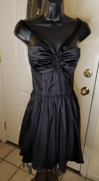 bebe Dresses & Skirts - bebe dress SILKY FIGURE FLATTERING like new  authentic designer